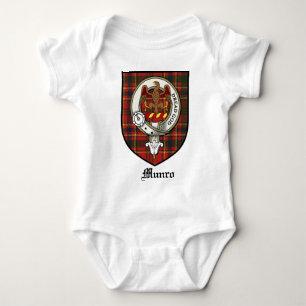 Munro Clan-Wappen-AbzeichenTartan Baby Strampler