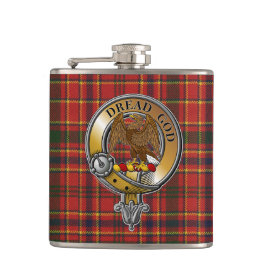 Munro Tartan & Abzeichen Flachmann