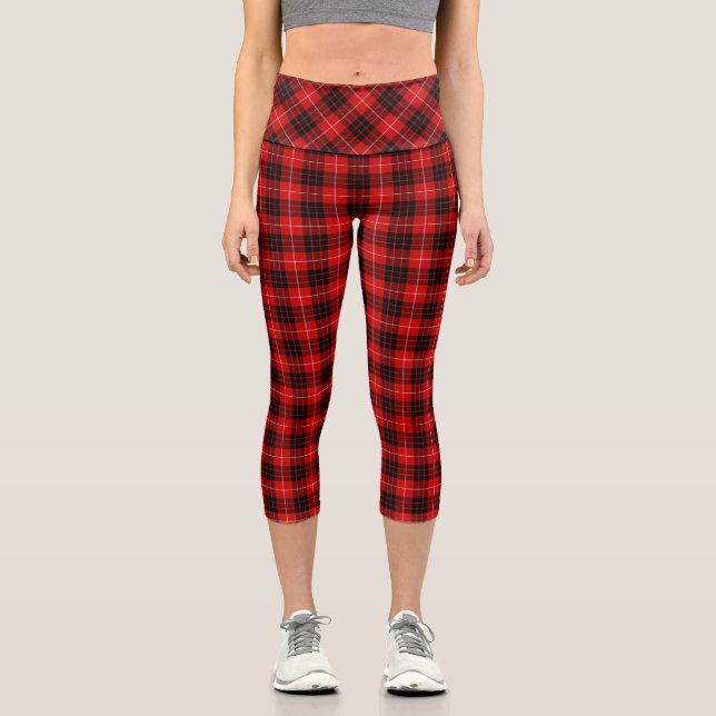 Munro Tartan kariert Capri Leggings (Vorderseite)
