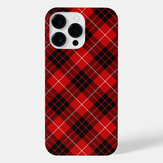 Munro Tartan kariert iPhone 14 Pro Max Hülle (Rückseite)