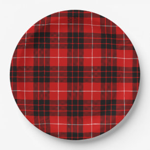 Munro Tartan kariert Pappteller