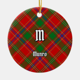 Munro-Tartan Keramik Ornament