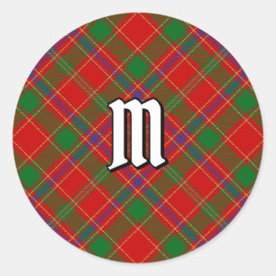 Munro-Tartan Runder Aufkleber