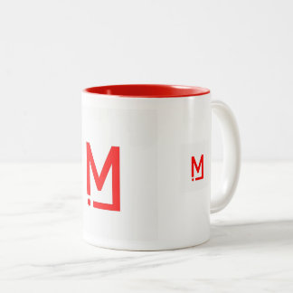 Munshi International Offizielles Logo von Knowbyte Zweifarbige Tasse