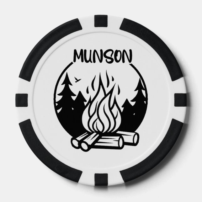 Munson Camping Pokerchips (Vorderseite)