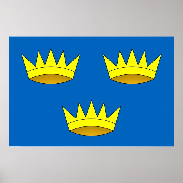Munster, irische Flagge Poster (Vorne)