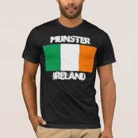Munster, Irland mit irischer Flagge