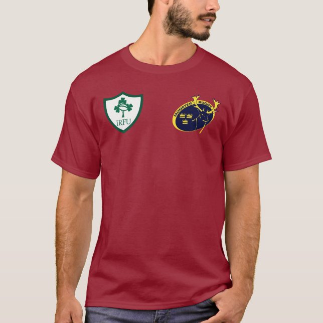 MUNSTER-IRLAND RUGBY TEAM  T-Shirt (Vorderseite)
