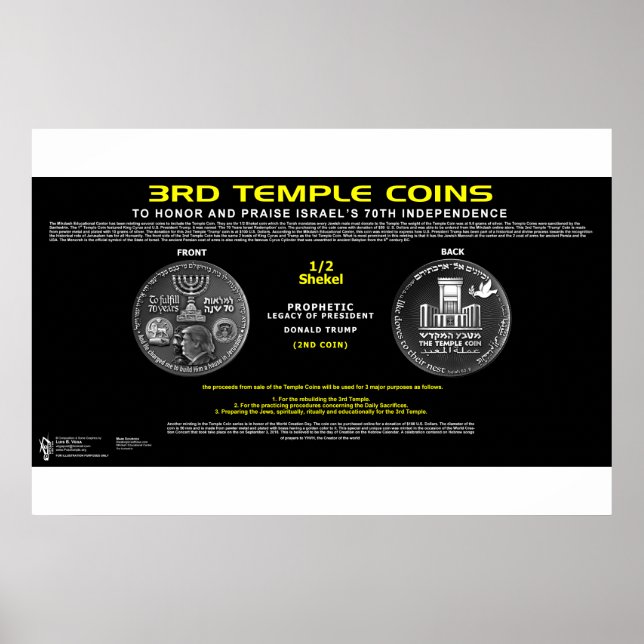 Münze-2-Tempel Poster (Vorne)