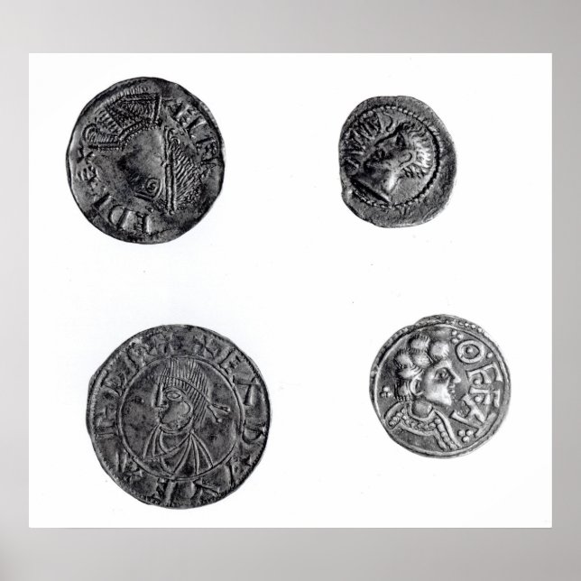 Münzen von Cunobelinus oder Cymbeline Poster (Vorne)
