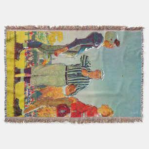 Münzen-Wurf durch Norman Rockwell Decke