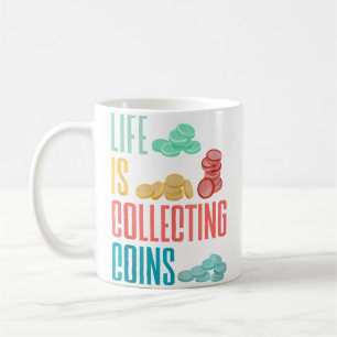 Münzensammeln Numismatiker Numismatik Leben Ist Co Kaffeetasse