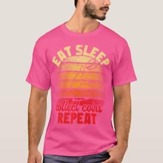 Münzensammler Hobby Pennies Münzenliebhaber Münzen T-Shirt