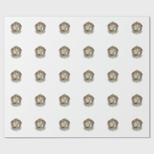 Münzensammler Numismatische Katze Münzensammler Nu Geschenkpapier