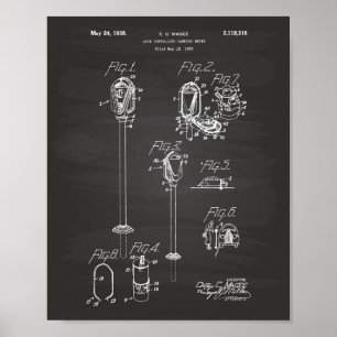 Münzparkmeter 1938 Patentenkabine Poster