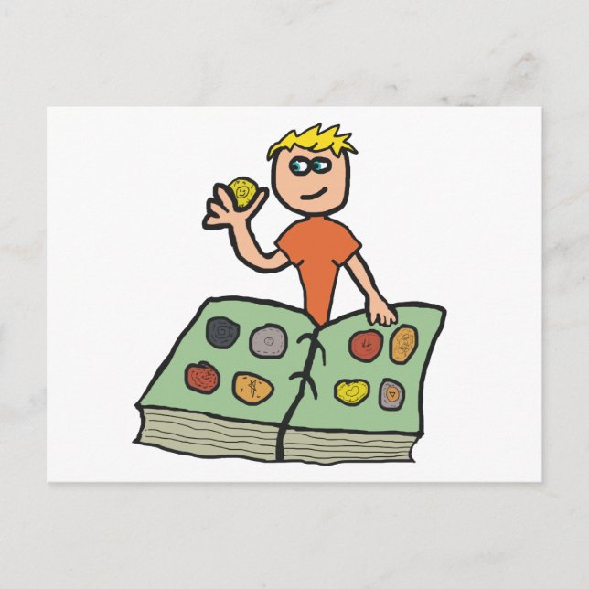 Münzsammeln Postkarte (Vorderseite)