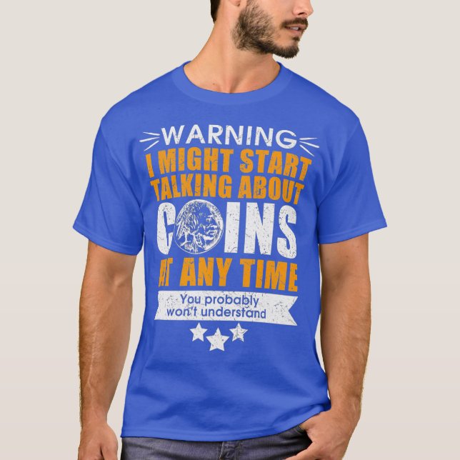 Münzsammlergeschenk Spaß Metalldetektion T-Shirt (Vorderseite)