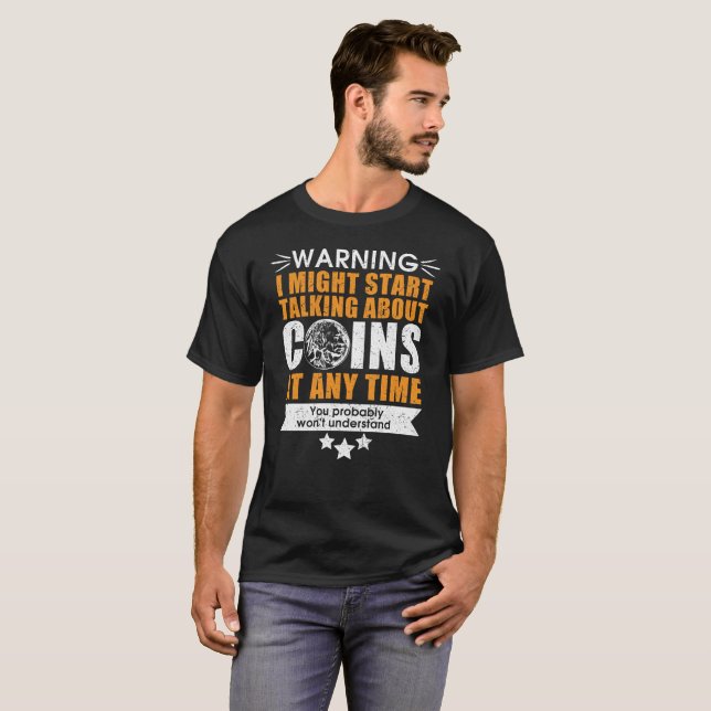 Münzsammlert-shirt - Münzensammelngeschenkidee T-Shirt (Vorne ganz)