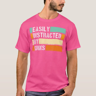 Münzsammlung Münzensammeln Seltene Münzensammler T-Shirt