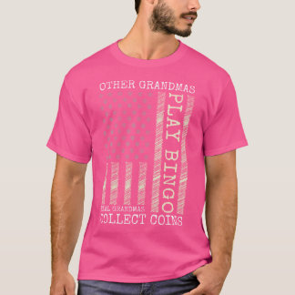 Münzsammlung Münzensammeln Seltener Münzsammler T-Shirt