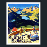 Muottas Muragl Bergwelt, Schweiz Poster<br><div class="desc">Perfektes Bild für Ihr neues Druckdesign. Es könnte ein schönes Geschenk oder "letzte Touch" für die Dekoration von Zuhause sein.</div>