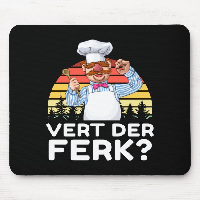 Muppet Show Swedish Chef Expletive New Funny Stic  Mousepad (Vorne)