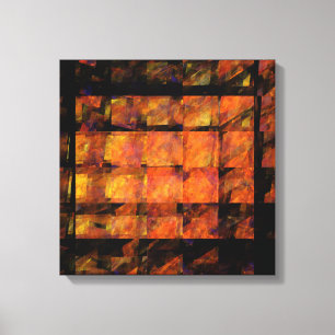 Mur Art Quad Canvas Abstrait Impression