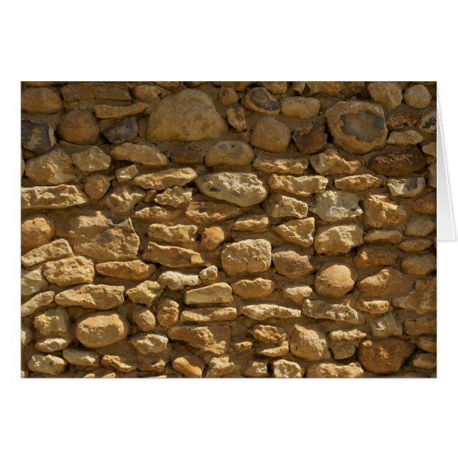 Mur de pierre rustique (Devant horizontal)