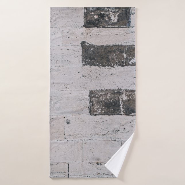 Mur en ciment gris (Serviette de bain)