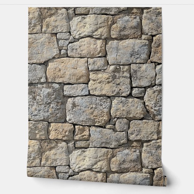 Mur en pierre beige de Castlecore (Déroulement)