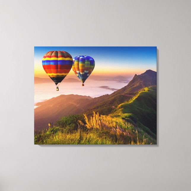 Mur en toile Art-Ballons à air chaud (Recto)