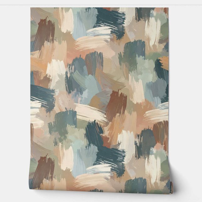 Mur peint abstrait (Déroulement)