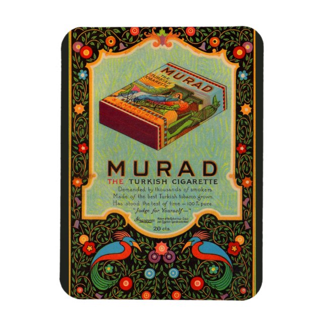 Murad Cigarettes ad Magnet (Vertikal)