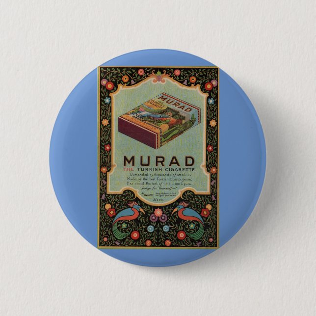 Murad Cigarettes Button (Vorderseite)