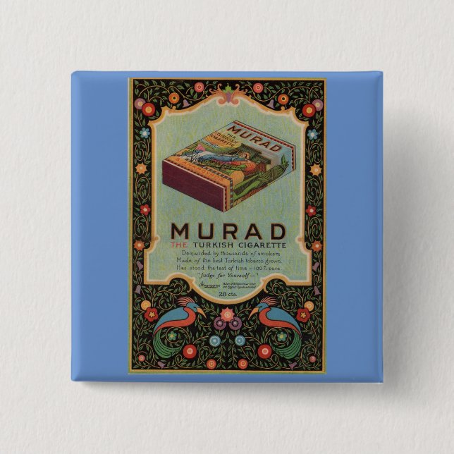 Murad Cigarettes Button (Vorderseite)