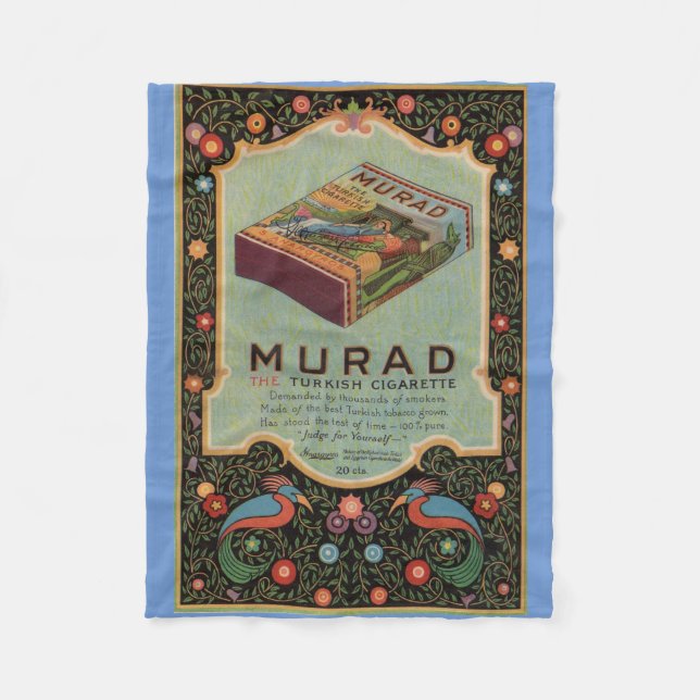 Murad Cigarettes Fleecedecke (Vorderseite)