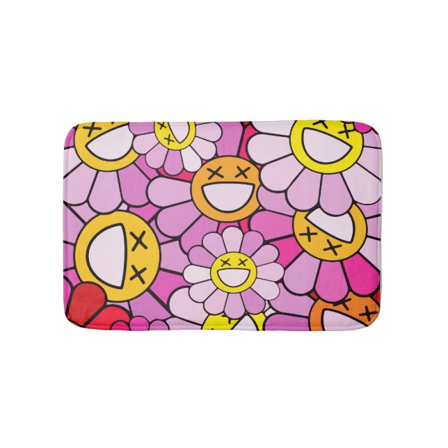 Murakami-Blumen Badematte (Vorderseite)