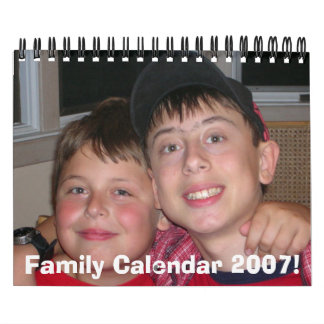 Mural 12406cd 001, calendrier 2007 de famille !