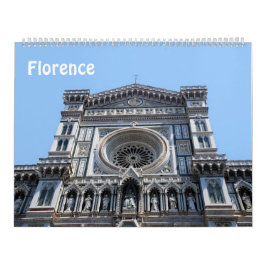 Mural 12 mois Florence, Italie Calendrier photo
