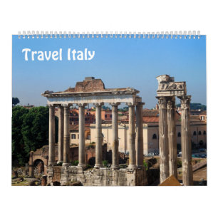 Mural 12 mois Travel Italie Calendrier photo