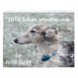 Mural 1 2016 Windhounds de soie par le calendrier de
