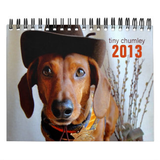 Mural 2013 calendrier de teckel - chumley minuscule