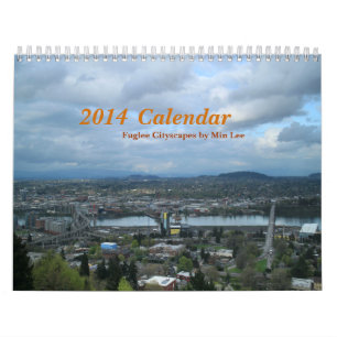 Mural 2014 paysages urbains du calendrier Fuglee par