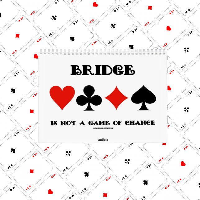 Mural 20XX Classic Bridge Sayings Calendrier (Here are classic bridge sayings to keep any bridge player smiling throughout the year!)