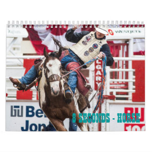 MURAL 8 SECONDES - CALENDRIER DE CHEVAL