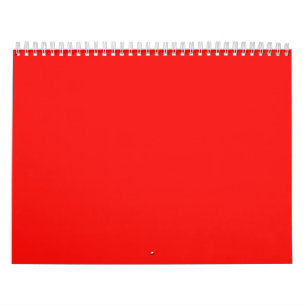Mural Arrière - plans rouges sur un calendrier