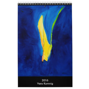 Mural Art calendar Calendrier Vera Komnig