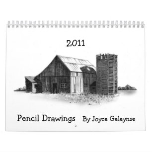 Mural ART DE CRAYON, DESSINS : CALENDRIER : Joyce