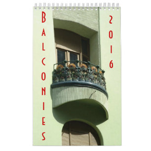 Mural Balcons - calendrier - 2016