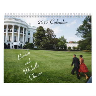 Mural Barack et Michelle 2017 - calendrier